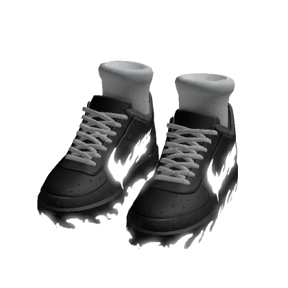 Emissive Fire Shoes White