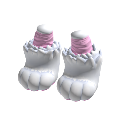Cartoon Fursuit Feet Pink Sugar thumbnail