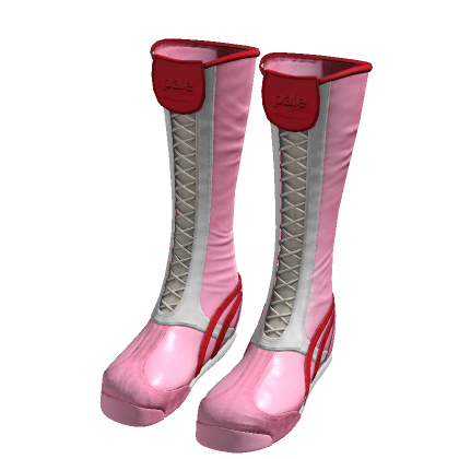 Boxer Boots (Pink & Red)