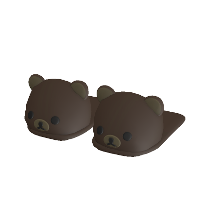brown bear slippers