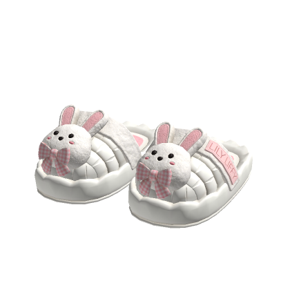 🍀Cute Winter Bunny Slippers (Pink)