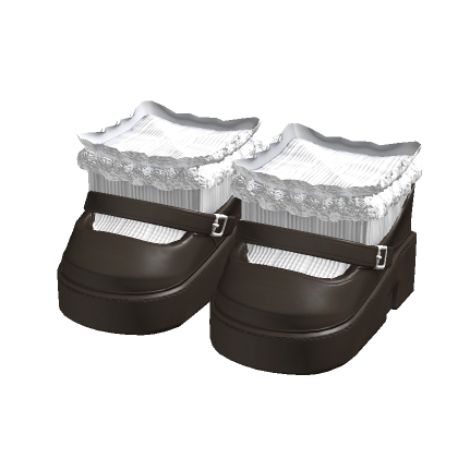Brown Doll Platforms Low