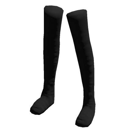 Thigh High Socks Black