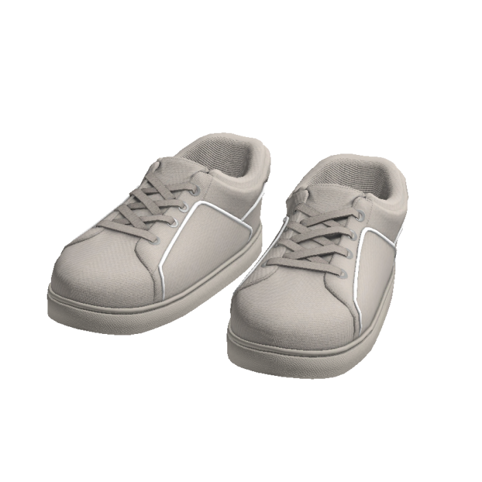 Streetwear Skate Sneakers (White)