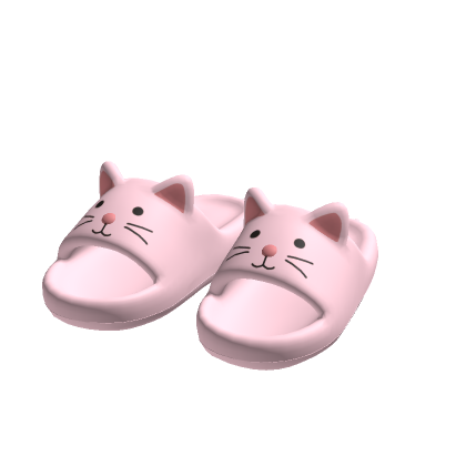 Pink Cat Slippers thumbnail