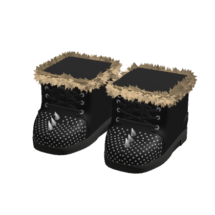 Yetti Fur Spike Boots thumbnail