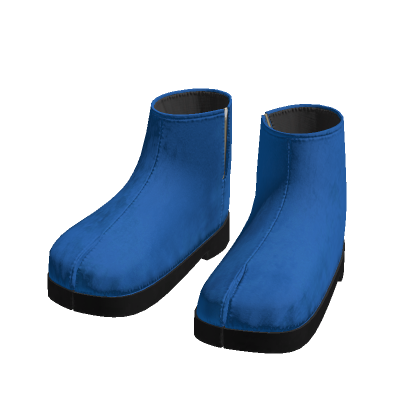 Tabi Suede Boots in Blue thumbnail