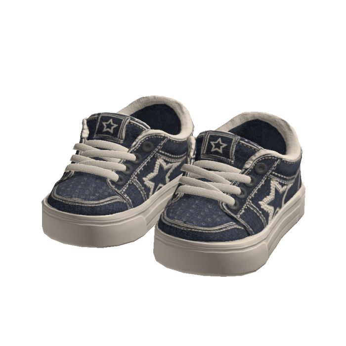 blue Chunky Skater Sneakers 3.0