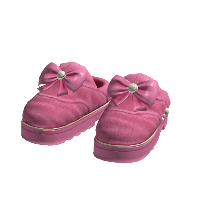 Cute Fur slippers [pink]