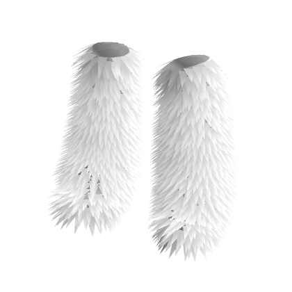 white chunky fur boots thumbnail
