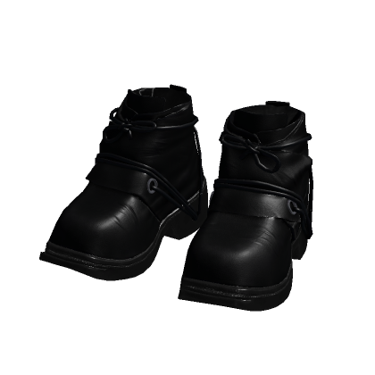 dirk matte black archive lace boots