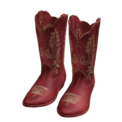 American Cowboy Boots (Western & Red)