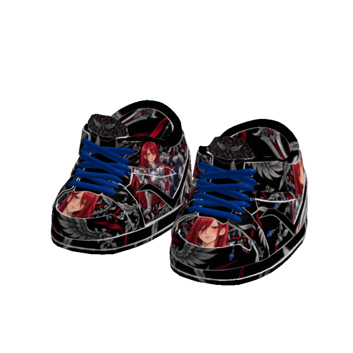 Erza Scarlet Anime Girl Shoes