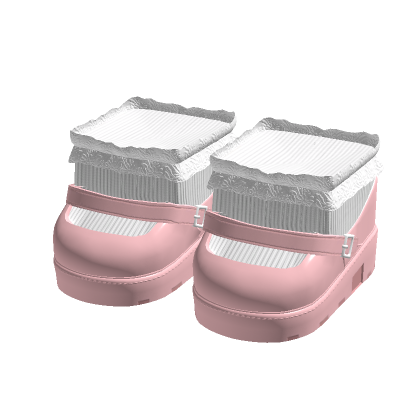 ♡ Cute Pink Doll Shoes thumbnail