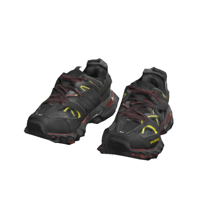 Balen Track Sneakers Black