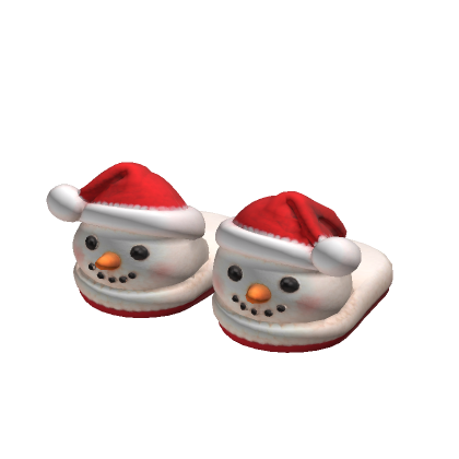 Cute Christmas Snowman Slippers