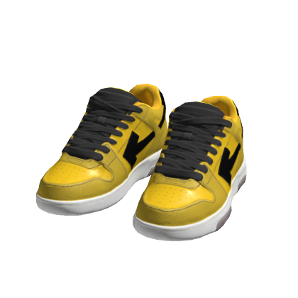 Luxury Arrow Designer Sneakers Yellow
