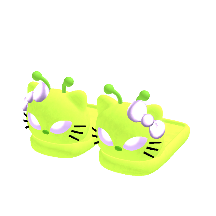 👽Emissive Alien Cat Slippers