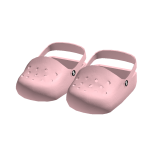 Light Pink Crocodilez Clogs