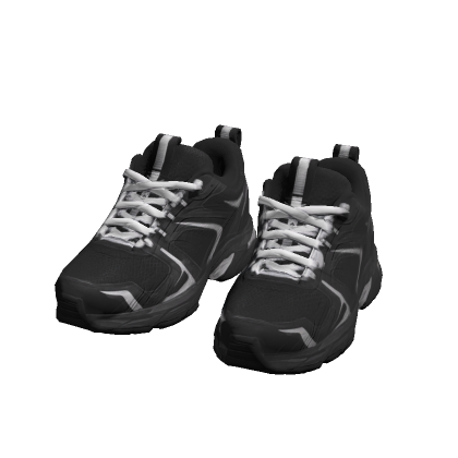 Black Runner Shoes