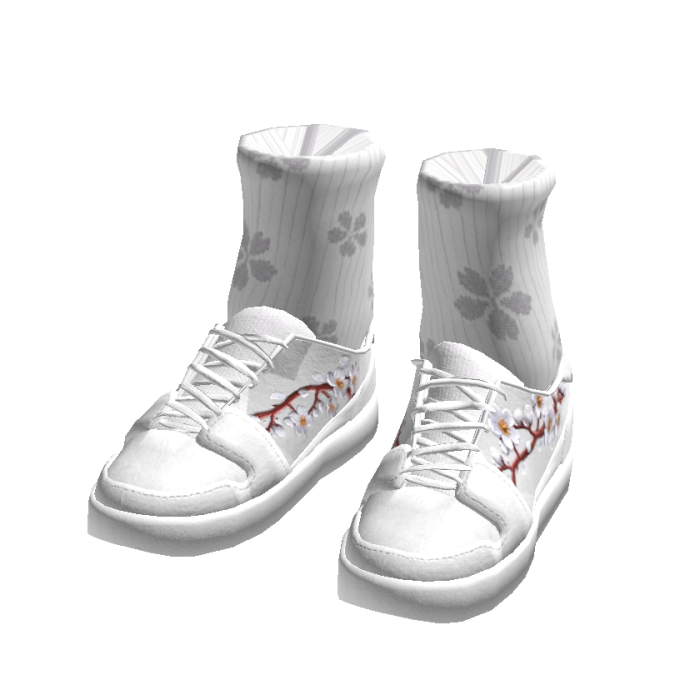 Flower Shoes White