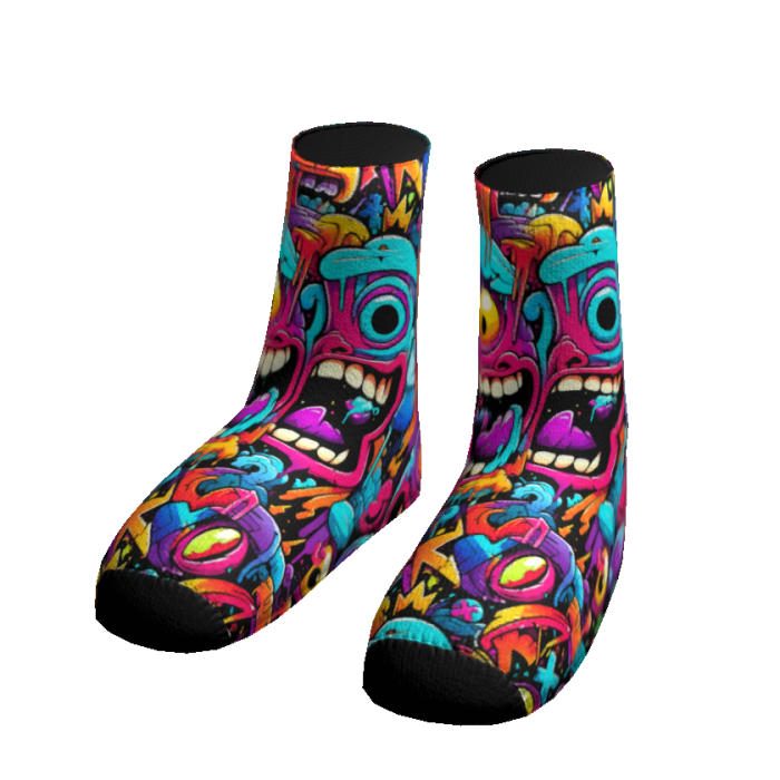JDN - Graffiti Monster Socks