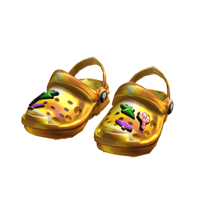 Chanclocs Dorados