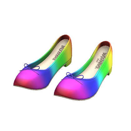 Rainbow Ballet Flat Shoes