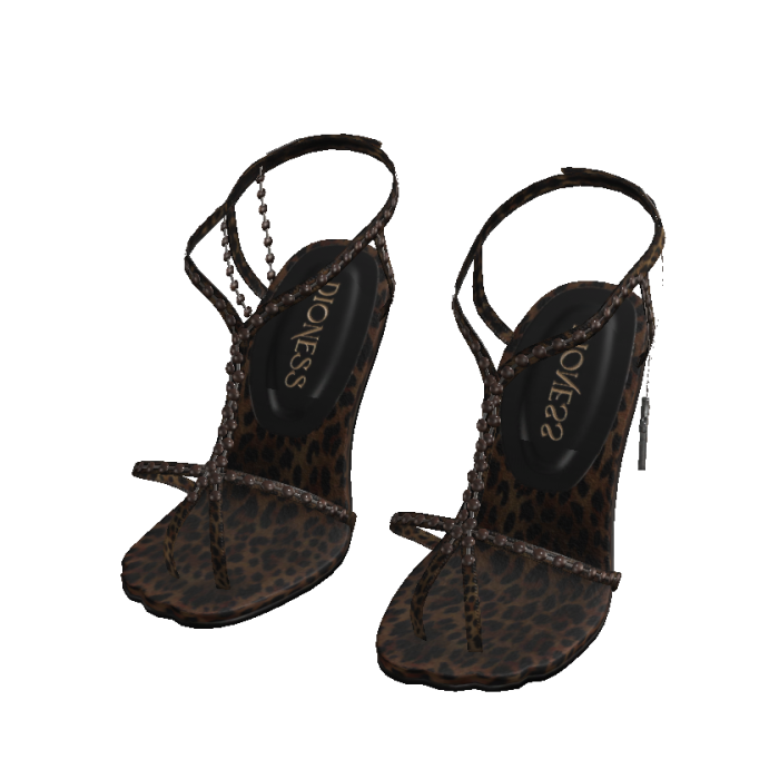 Leopard Rosary Heels