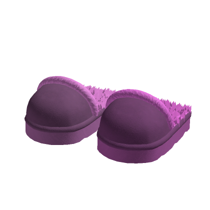 Pink Fluffy Platform Slippers thumbnail