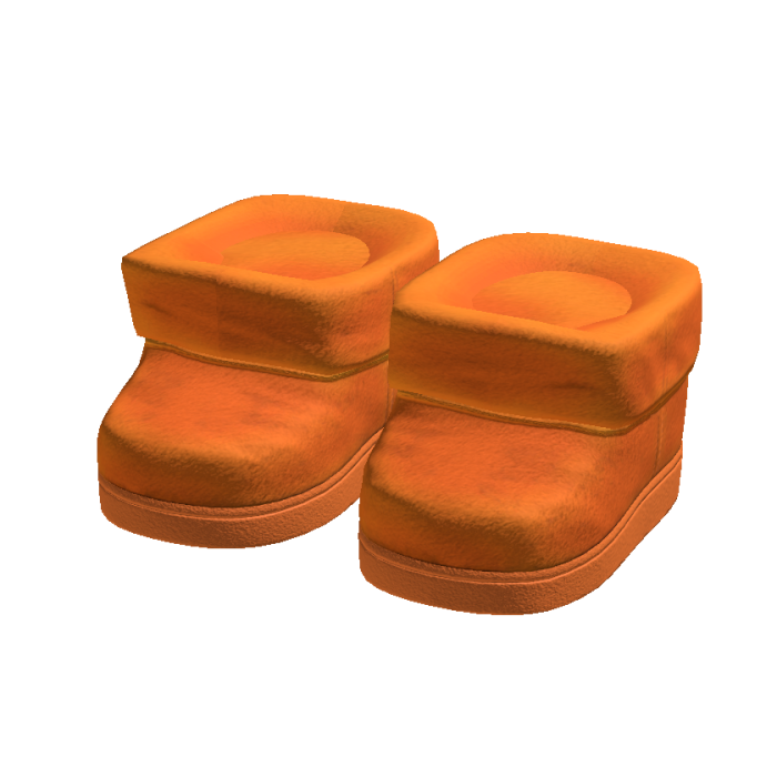 Orange Y2K Chunky Platform Boots 1.0