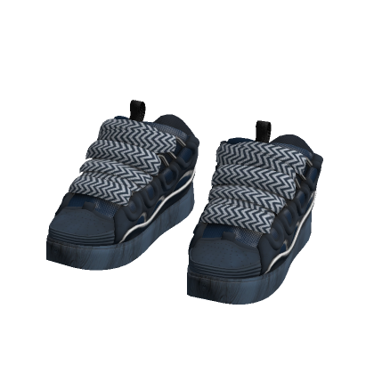 Lanvs Blue Ropes Laces Designer Shoes