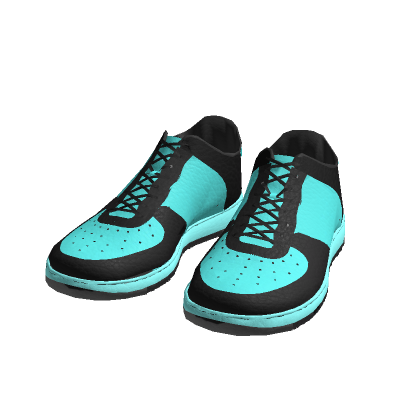 Blue Tiffany Aura Sneakers 💎👟 Y2K thumbnail