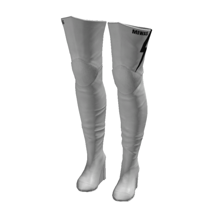 White Street lightning boots
