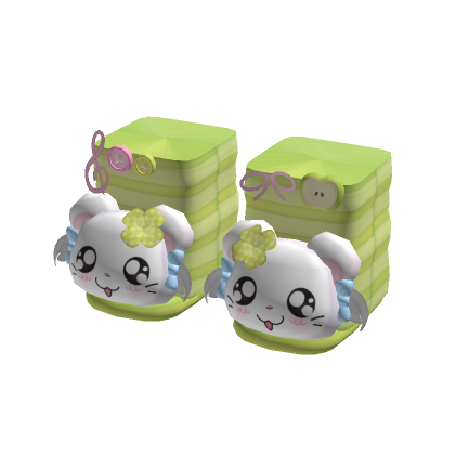 🐹🍀 cute kawaii bijou hamster clover shoes