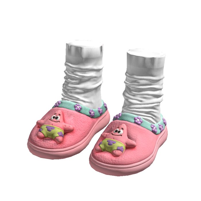 Cute Pink Star Shoes