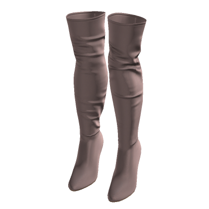 Pink Thigh High Boots