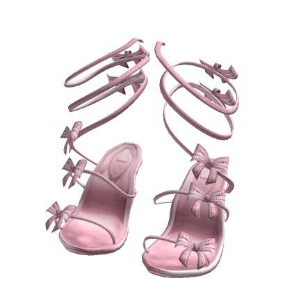 Ribbon Heels | Pink thumbnail