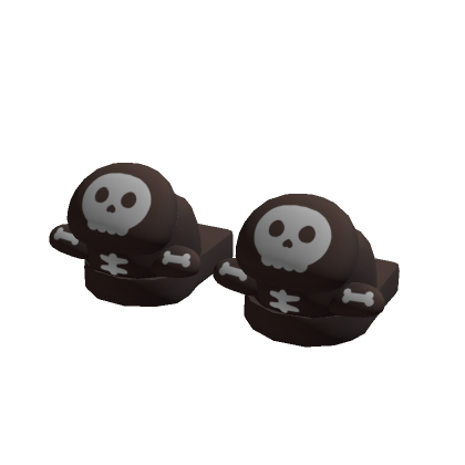 Halloween Skeleton Slippers thumbnail