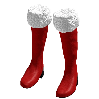 Christmas santa boots SH228c_red