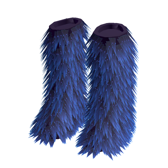 Galaxy Spiky Fur Boots Leg Warmers