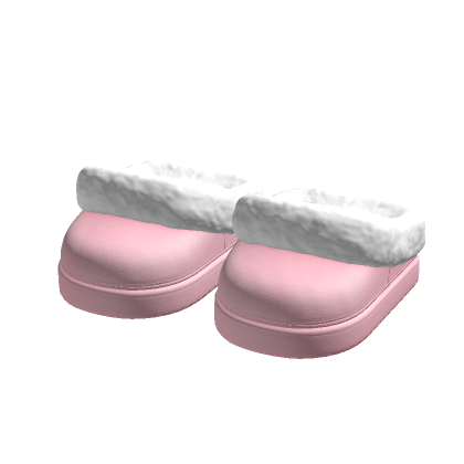 Fluffy Pink Slippers