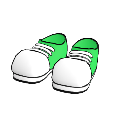 green cartoony sneakers thumbnail