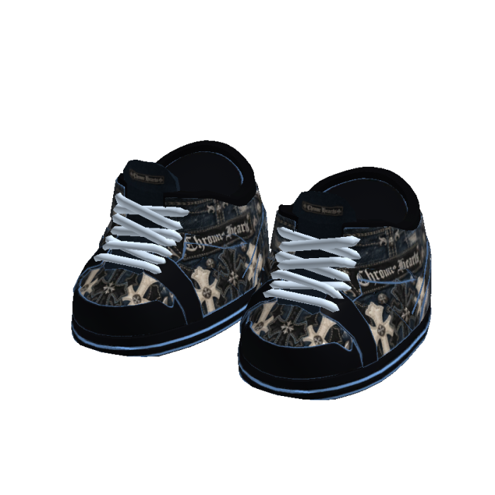 Chrome Hearts Boy Rig Shoes [ Denim ]