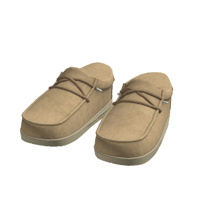 Casual Slip On Dude Shoes (Beige) thumbnail