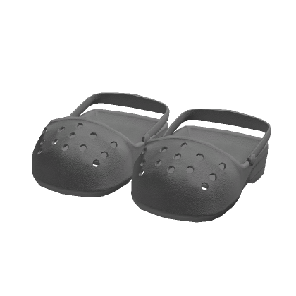 Grey Clog Slides