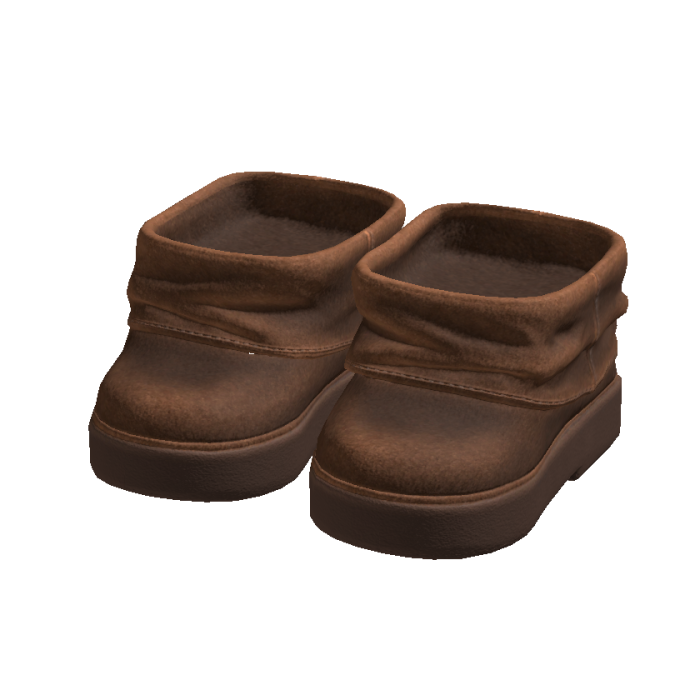 Brown Cozy Fur Boots 1.0