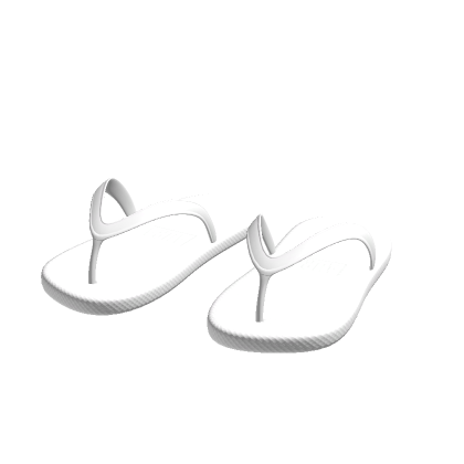 White Summer Slippers