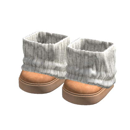 3.0 Boots Leg Warmers Brown Fur Slippers thumbnail