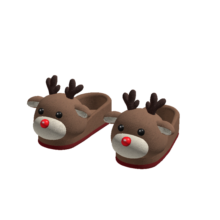 Christmas Reindeer Slippers